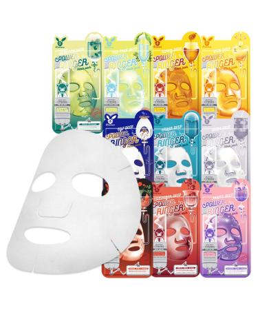Elizavecca Deep Power Ringer 10 Type Mask Pack - Korean Beauty Face Sheet Masks - Buy Online on GoSupps.com