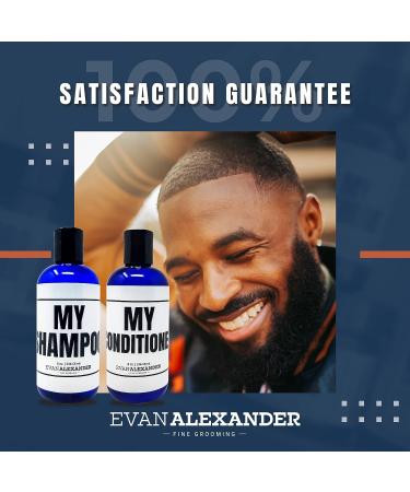 Evan Alexander Grooming Hair Repair Kit - Men's Shampoo & Conditioner Set with Peppermint Oil, Tea Tree Oil & Organic Aloe Vera - Vegan Formula for Hair Growth Support - Buy Online on GoSupps.com