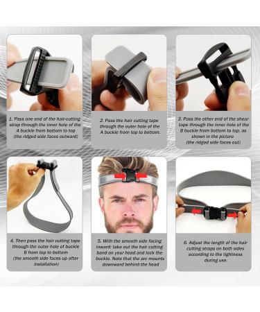 Buy Hair Cutting Comb & Curved Silicone Haircut Strap | Easy DIY Hairstyles & Hairdressing Tools - Buy Online on GoSupps.com