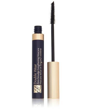 Estee Lauder | Double Wear | Zero-Smudge Lenghtening Mascra | 15 Hour Wear |-Fragrance Free | Ophthalmologist Tested   black   0.22 oz