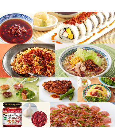 S&B Mild Chili Oil with Crunchy Garlic 3.88 Ounce(110g) 2 Pack Value Bundle Bonus Cleaning Sponge - Buy Online on GoSupps.com