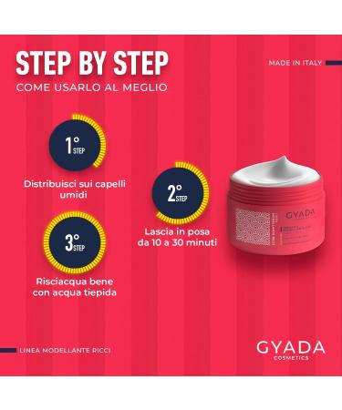  GYADA COSMETICS GYADA COSMETICS Curly Styling Pack for brittle and frizzy hair increases curl hold intense detangling and elasticizing action with hydrolyzed plant proteins 250 ml - Buy Online on GoSupps.com