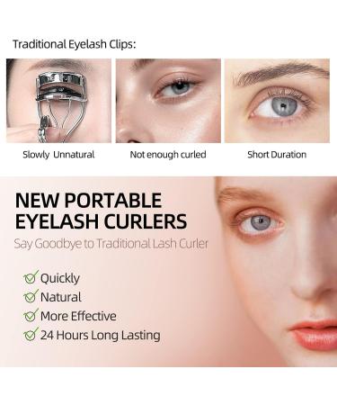 Heated Eyelash Curlers Portable Heated Lash Curler Heated Eyelash Curler Intelligent Power 0ff Makeup Electric Eyelash Curler with Eyelash Comb 24 Hours Long Lasting - White/831 (Color : White Si X8132MM White - Buy Online on GoSupps.com
