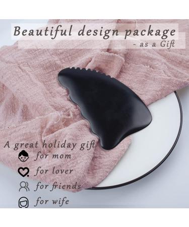 Ori MAGICI 3D Gua Sha Stone with 9-Edge Bian Stone for Gentle Scraping Massage - Black - Buy Online on GoSupps.com