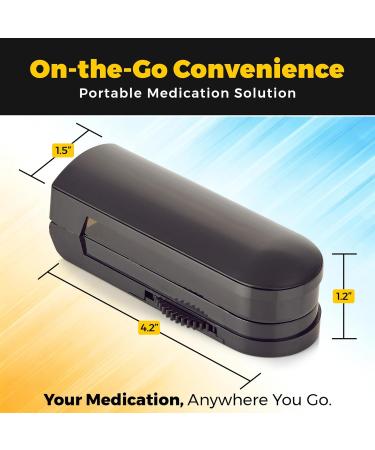Pill Cutter for Small to Large Pills | Multi-Tablet Splitter with Safety-Blade Guard & Stainless Steel Design | Precision Pill Cutting Tool - Buy Online on GoSupps.com