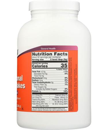 NOW Foods Nutritional Yeast Flakes 10 oz - Vegan, Non-GMO Superfood - Buy Online on GoSupps.com