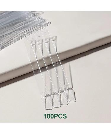 100 Pieces Nail Tips Display Ring - Transparent Nail Swatches for Salon Exercises | Nail Art Showcase - Buy Online on GoSupps.com