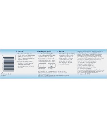 Clearblue Digital Ovulation Test Predictor Kit Plus Bonus Rapid Detection Pregnancy Test 10 Ovulation Tests & 1 Pregnancy Test 10 count (Pack of 1) - Buy Online on GoSupps.com