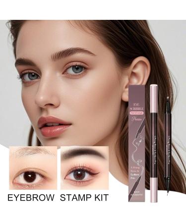 Yplkm Eyebrow Pencils For Women 2In1 Double Sided LinerEyeliner For Women Girls Beauty Cosmetics Dating Party Meeting Makeup - Buy Online on GoSupps.com
