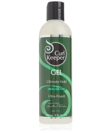 Curl Keeper Gel - Ultimate Hold with Frizz Control (8 oz) 8 Fl Oz (Pack of 1)