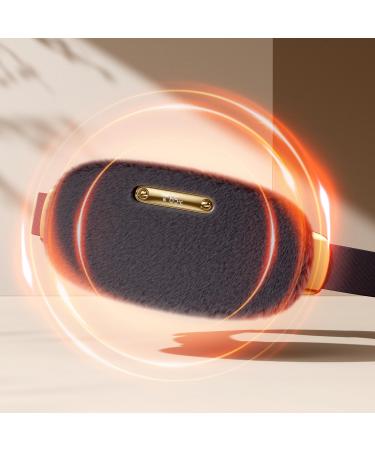 Ulucky portable furry heating pillows menstrual heating pillows with 3 heat levels and massage modes rapidly heated abdominal girdle relieves menstrual pain heating pillows for women-gray