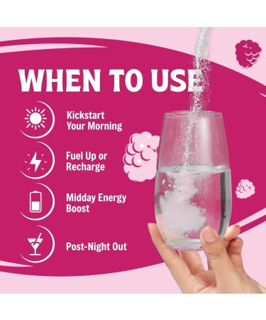 Electrolyte Powder Raspberry Flavor | Sugar-Free Hydration Drink Mix with 6 Electrolytes for Energy Cramp Relief & Recovery | Keto Vegan Fasting Friendly | Magnesium Potassium | 90 Servings - Buy Online on GoSupps.com