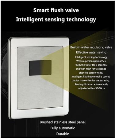 Household Products Stainless Steel Urinal Wall-Mounted Small Smart Flushing Urinal Tank Wall-Mounted Toilet for Men's Urinals Automatic Flushing Used in Shopping Malls a - Buy Online on GoSupps.com