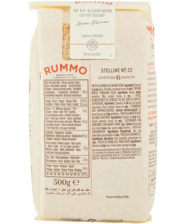  Rummo RUMMO Star Pasta No. 22 - 500g - Buy Online on GoSupps.com