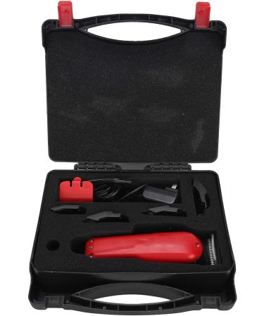Rechargeable Hair Clipper - Electric Carving Hair Trimmer for Men - US Plug 100-240V (Red) - Best Hair Cutting Tool - Buy Online on GoSupps.com