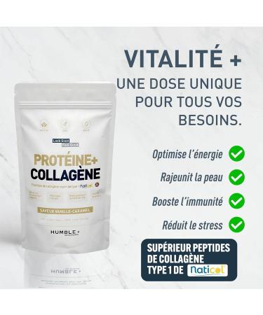 Naticol Protein + Marine Collagen Powder 600 g Pack - Vanilla Flavor - Joint Comfort & Muscle Recovery - 20 Servings at 30g/day P - Buy Online on GoSupps.com