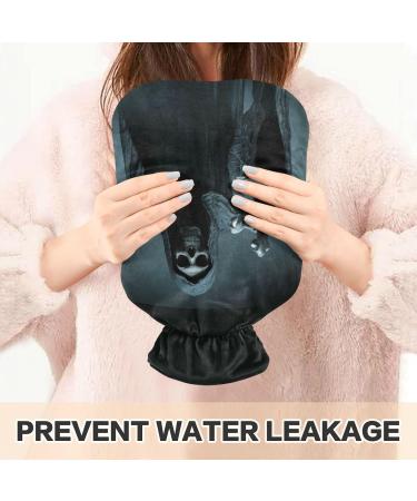NAANLE Skull Sensensmann Hot Water Bottle 1L Transparent Hand/Foot Warmer for Pain Relief & Heat Therapy | International Shipping - Buy Online on GoSupps.com