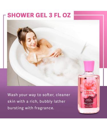 Vital Luxury Bath & Body Care Travel Set - Japanese Cherry Blossom Home Spa Set - Buy Online on GoSupps.com