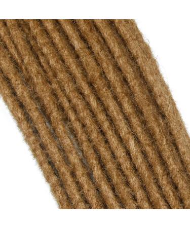 20 Inch Synthetic Dreadlocks - 10 Strands Pack Double Ended Extensions | Soft Light Brown 27# Crocheted Braided Hair for Reggae Hip-Hop & Hippie Style - Buy Online on GoSupps.com