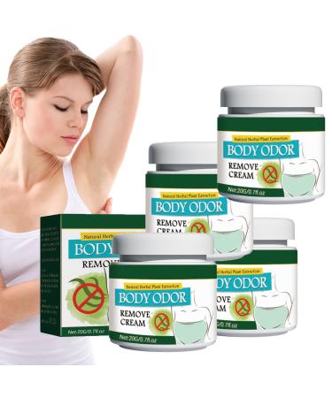 EXQST Odorsmite Underarm Care Deodorant Cream Oveallgo Herbal Refreshing Body Deodorant Cream Men Women Reduce Sweating and Eliminate Odors