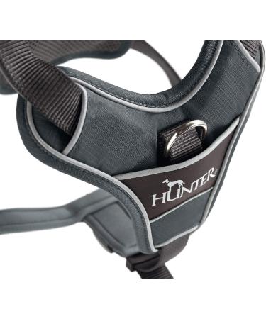 HUNTER DIVO Dog Harness L-XL (79-107 cm) - Grey/ Grey | International Shipping Available - Buy Online on GoSupps.com