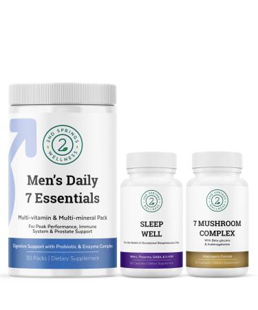 2nd Springs Complete Men's Wellness and Sleep Support Bundle