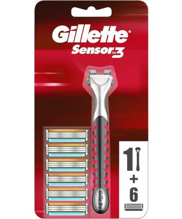 Buy Gillette Sensor3 Red Edition - Premium Shaving Experience | Fast International Shipping - Buy Online on GoSupps.com