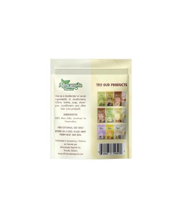 Africanada Naturals Raw Unrefined African Shea Butter 5LB | 100% Pure Organic Creamy Moisturizer for Face Body & Hands | Bulk Resealable Bag - Buy Online on GoSupps.com