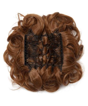 Rich Choices Combs Hair Extension - Hepburn Dutt Hair Tie for Braid & Ponytail - Light Chestnut Brown Updos - Buy Online on GoSupps.com