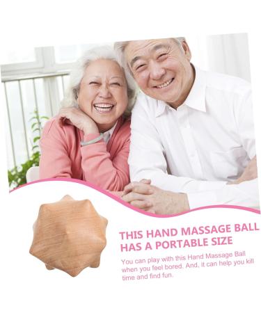 Sewacc Thai Hand Massager - Chinese Gymnastics Massage Globe Balls for Palms | Baoding Ball Training Handbook - Mahogany - Buy Online on GoSupps.com