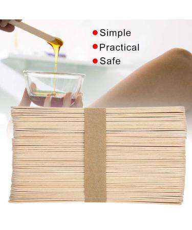 Ankroyu Wax Applicator Chopsticks | Wood Hair Removal Tool for Body & Eyebrows | Depilation Wax Sticks for Crafting & Beauty - Buy Online on GoSupps.com