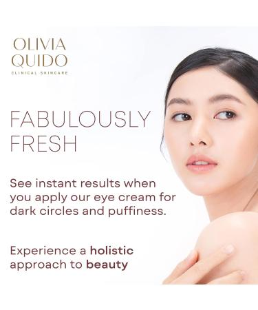 OLIVIA QUIDO Clinical Skin Care Wrinkle Blur Eye Cream | Anti-Aging Treatment for Dark Circles & Puffiness | Hydrating & Brightening Under Eye Cream (0.46 oz - Buy Online on GoSupps.com