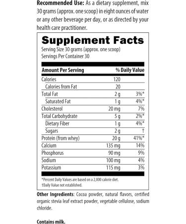 Designs for Health WheyCool - Grass Fed Whey Protein Powder Supplement with 20g Protein May Support Athletes Muscles + Energy - Non-GMO + Gluten-Free Chocolate (30 Servings / 900g) Chocolate 2 Pound (Pack of 1) - Buy Online on GoSupps.com