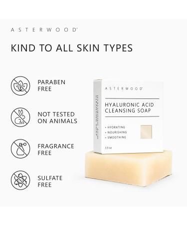 Asterwood Bakuchiol Serum 1 oz + Hyaluronic Acid Cleansing Face Soap 3.5 oz - Buy Online on GoSupps.com