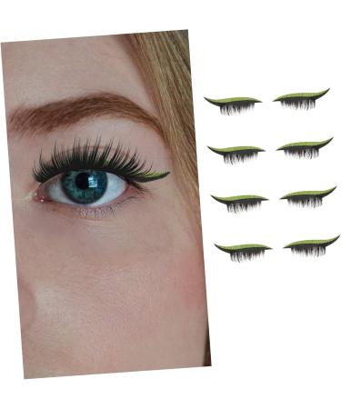 minkissy 16 Pairs False Eyelash Stickers Eyelashes Makeup Application Makeup Fake Lashes Eyeliner Strip Sticker Lash Tape Colored Duct Tape Beauty Stickers Glue Plastic Adhesive Strip - Buy Online on GoSupps.com