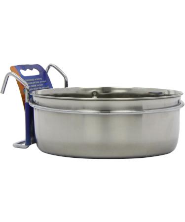 Nobby Stainless Steel Bird Bowl 15cm 0.9L - Pack of 2 | Durable & Stylish Pet Supplies - Buy Online on GoSupps.com