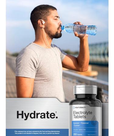 Buy Horb ach Electrolyte Tablets | 200 Count | Vegetarian & Keto-Friendly | Non-GMO & Gluten-Free Hydration Supplement - Buy Online on GoSupps.com
