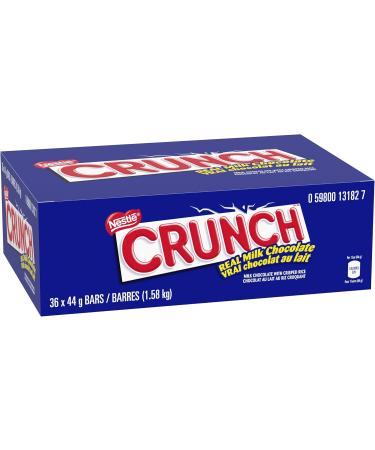 Nestle Crunch Milk Chocolate with Crisp Rice 36 X 44 Gram Net Wt (1584 Gram) 1584 Grams - Buy Online on GoSupps.com