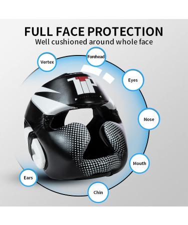 Men's Youth MMA Training Kickboxing Sparring Headgear - White, Large-X-Large - Buy Online on GoSupps.com