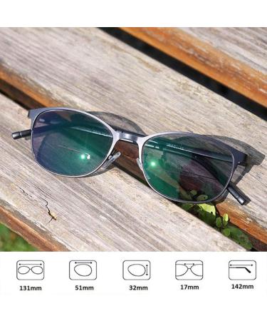 Unisex Self-Tinting Reading Glasses with UV Protection - +2.0 Visual Aid for Men & Women - Buy Online on GoSupps.com
