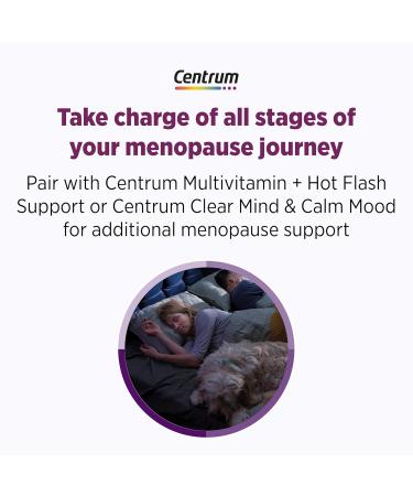 Centrum Restful Sleep Menopause Support Tablets - 28 Count Supplement with DailyZz & geniVida for Ideal Sleep - Buy Online on GoSupps.com