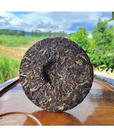 HQZM Yunnan Tianmenshan Ancient Tree Tea 200g Yiwu Gaogan Raw Tea Smooth Taste - Buy Online on GoSupps.com