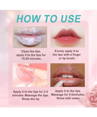 Peach Lip Balm Set - Lip Masks with Peach Extract - Lip Scrub Lip Scrub Bubble Lip Balm and Lip Mask - Lip Care for Women - Lip Repair Care Set as Gift Set on The Festival - Buy Online on GoSupps.com