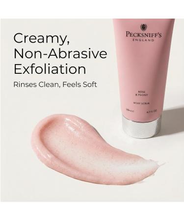 Pecksniff s Rose and Peony Body Scrub 2 Pack Exfoliating Body Scrub Cream for Smooth Glowing Skin Floral Body Polish Gentle Exfoliator for Dry Dull Skin Shower and Bath Scrub 2 x 200 ml - Buy Online on GoSupps.com