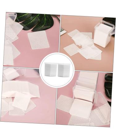 DOITOOL 2 Boxes Cleaning Pads Cleaning Cotton Pads Nails Supplies Lash Glue Remover Cleaning Tools Janitorial Supplies Lint Free Wipes Sheet White Eyelash Non-Woven Fabric - Buy Online on GoSupps.com