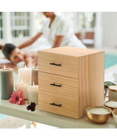 Wakects 90 Slots Essential Oils Storage Box - Wooden Aromatherapy Organizer for Travel & Storage - 3 Level Design for Fragrance Oils - Buy Online on GoSupps.com
