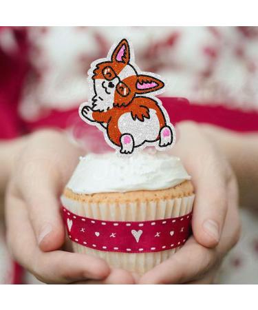 Corgi Themed Cupcake Toppers 18-PC Set - Perfect for Dog Themed Birthday Parties Dog Lovers Host Pet Showers or Baby Shower Decorations - Buy Online on GoSupps.com