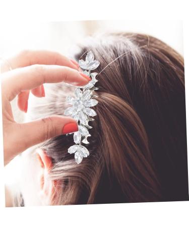 Housoutil Bangs Comb Bride Hair Accessories Wedding Bridal Accessories Hair Clips for Bangs Bride Accessories Womens Accessories Pearl Headpiece Simple Bridesmaid Aluminum Alloy Bar Mitzvah - Buy Online on GoSupps.com