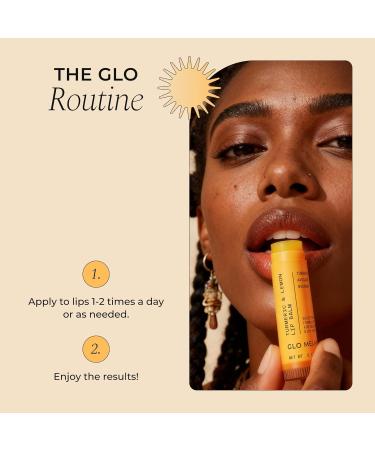 Glo Melanin All Natural Lemon and Turmeric Lip Balm - Natural Lip Balm Illuminate Your Smile Brighten & Nourish Dark Lips Effortlessly - For Smokers Lips - Buy Online on GoSupps.com