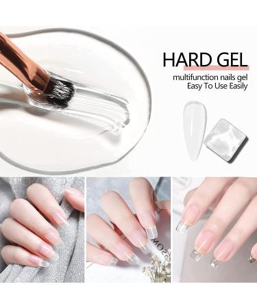 2oz Clear Builder Gel for Nail Extensions and Sculpting - Salon-Quality UV Gel for DIY Nail Art at Home - Buy Online on GoSupps.com